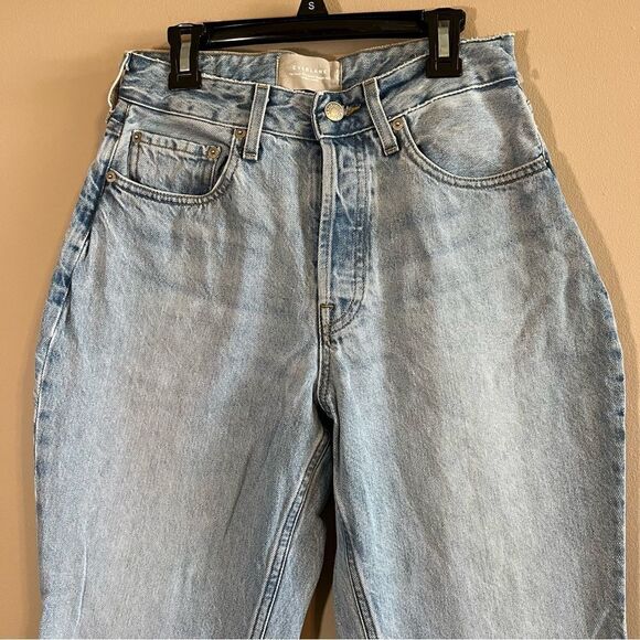 NWT Everlane Women’s 90’s Cheeky Straight Jean Vintage Sunbleached Blue Size 27 - Picture 3 of 13